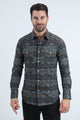 Large Scale Botanical Western Shirt