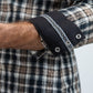 Mens Western Modern Fit Cotton/Spandex Long Sleeve Black Shirt with Snaps