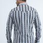 Mens Western Modern Fit Cotton/Spandex Long Sleeve Black Shirt with Snaps