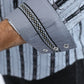 Mens Western Modern Fit Cotton/Spandex Long Sleeve Black Shirt with Snaps