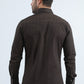 black medallion repeat western shirt platini back