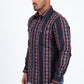 black ii solid texture western shirt platini