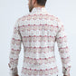 Mens Western Modern Fit Cotton/Spandex Long Sleeve White Shirt with Snaps