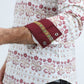 Mens Western Modern Fit Cotton/Spandex Long Sleeve White Shirt with Snaps