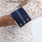 Mens Western Modern Fit Cotton/Spandex Long Sleeve White Shirt with Snaps