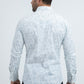 Mens Western Modern Fit Cotton/Spandex Long Sleeve White Shirt with Snaps