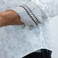 Mens Western Modern Fit Cotton/Spandex Long Sleeve White Shirt with Snaps
