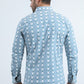Mens Western Modern Fit Cotton/Spandex Long Sleeve White Shirt with Snaps