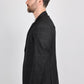 Men's Western Sport Coat with Elbow Patch - Dark Charcoal