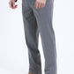Mens Poly-Stretch Fit Western Grey Suit Pants