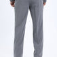 Mens Poly-Stretch Fit Western Grey Suit Pants