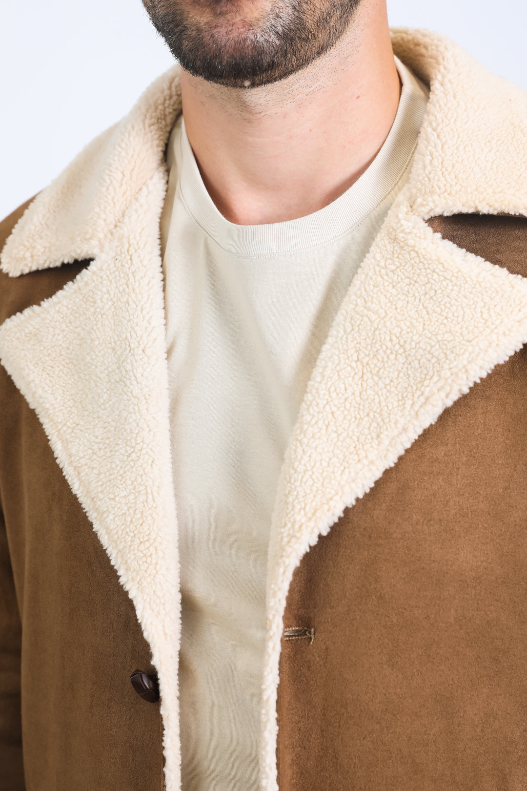 Western Long Faux Suede Coat | Platini – Platini Fashion