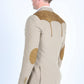 Men's Western Suit Sport Coat with Suede Yokes and Elbow Patches