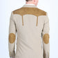 Men's Western Suit Sport Coat with Suede Yokes and Elbow Patches