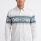 white aztec band western shirt men platini front