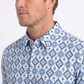 white aztec geometric performance polo men platini side