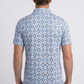 white aztec geometric performance polo men platini back