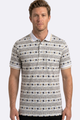 Diamond Longhorn Western Print Polo