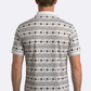 white diamond longhorn western print polo men platini back