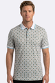 Floral Medallion Print Polo