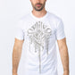 Mens Modern Fit Stretch Crystals T-Shirt