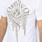 Mens Modern Fit Stretch Crystals T-Shirt