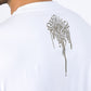 Mens Modern Fit Stretch Crystals T-Shirt