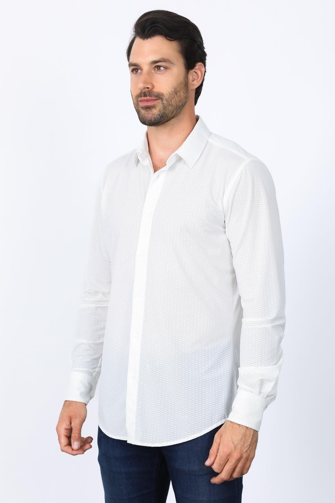 Modern Fit Stretch Dress Shirt
