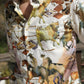 Mens Long Sleeve Modern Fit Stretch Wild Horses Print Shirt