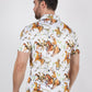 Mens Performance Fabric Modern Fit Stretch Rodeo Print Polos