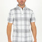 white grey plaid polo front platini