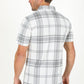 white grey plaid polo back platini