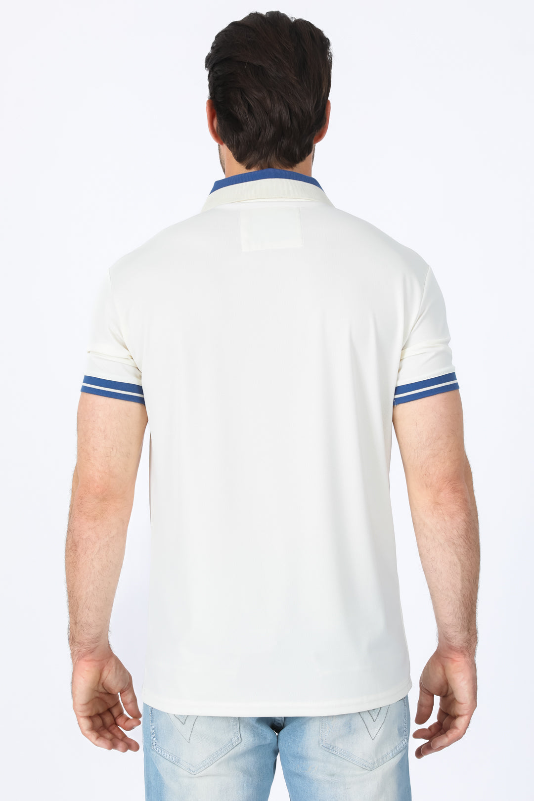 ivory zipper polo back platini