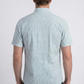 white stylized floral print performance shirt men platini side
