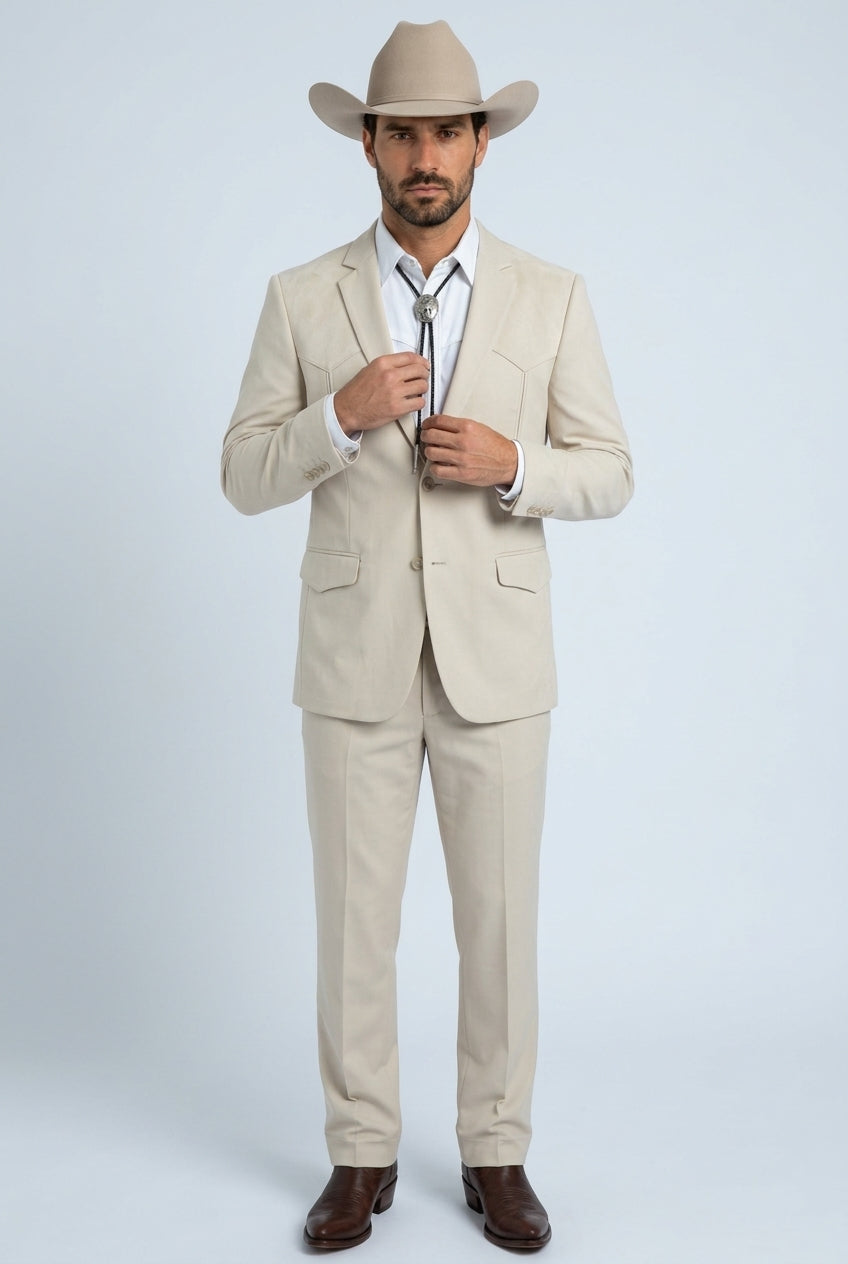 beige winstead tonal yoke suit men platini front