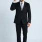 black winstead tonal yoke suit men platini front
