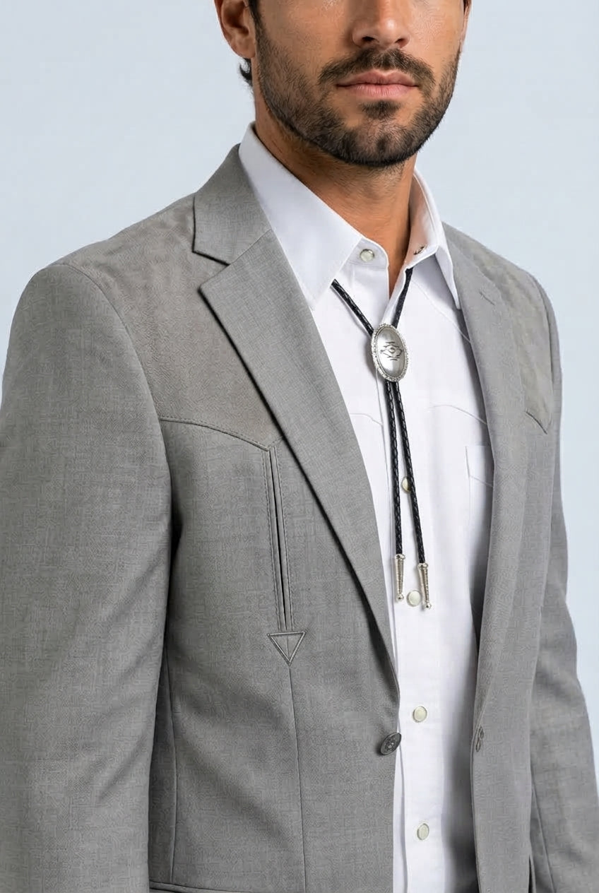 grey winstead tonal yoke suit men platini detail-2