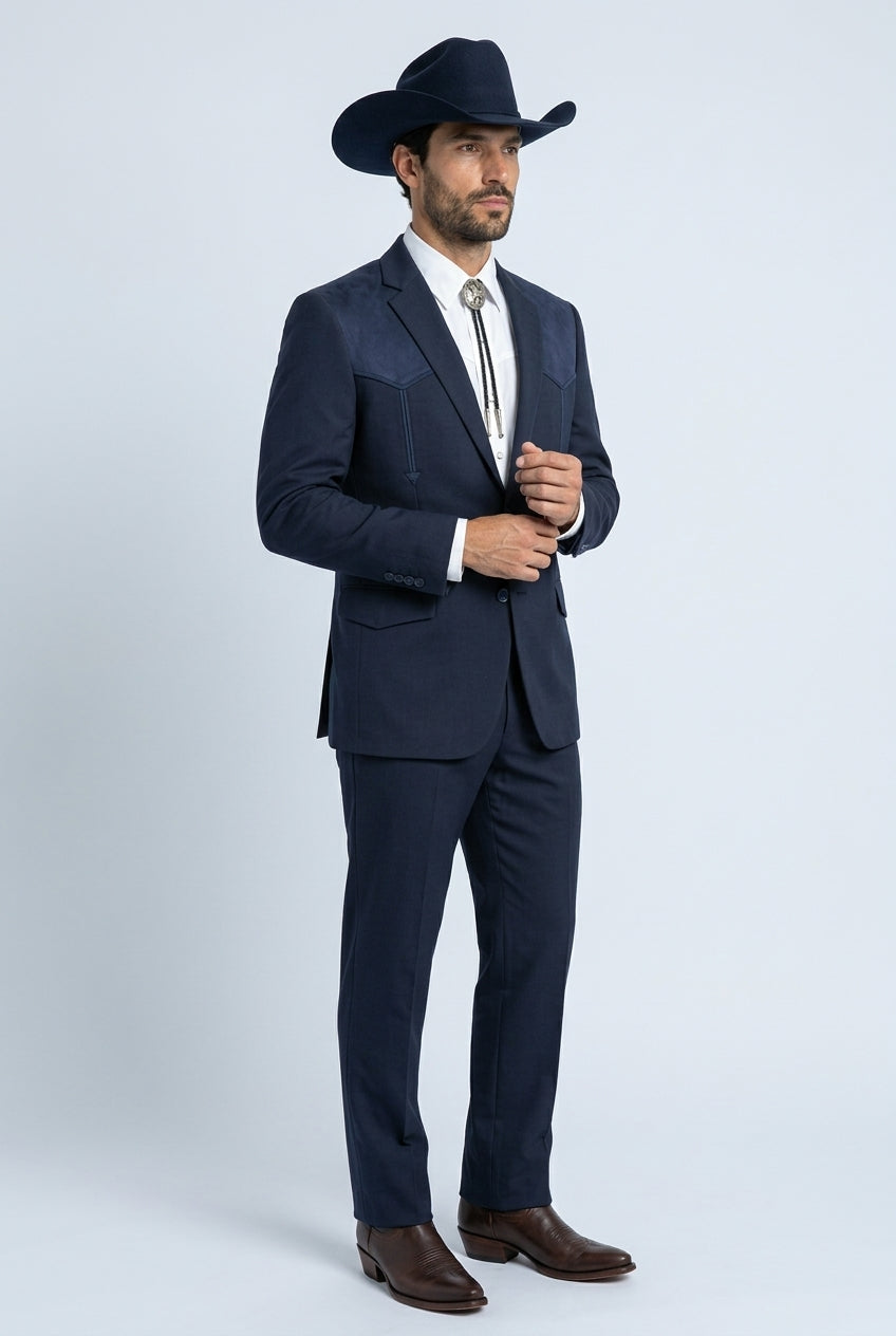 navy winstead tonal yoke suit men platini detail