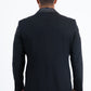 Men's Double Button Rhinestone Black Blazer