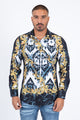 Rhinestone Ikat Baroque Shirt