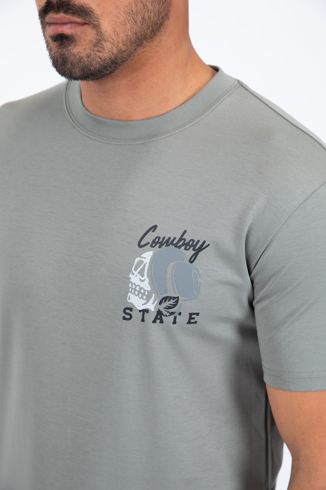 mink cowboy desert skull tee detail platini