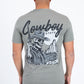 mink cowboy desert skull tee back platini