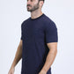 navy jaguar stripe tee side platini