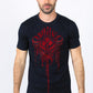 navy rhinestone abstract tee front platini