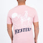 pink western cowboy rider tee back platini