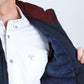 navy quilted fur lined vest close platini