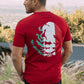 red mexican eagle flag tee lifestyle back platini