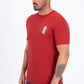 red mexican eagle flag tee side platini