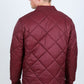 wine reversible insulated jacket close platini back