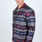wine reversible insulated jacket reversed platini side